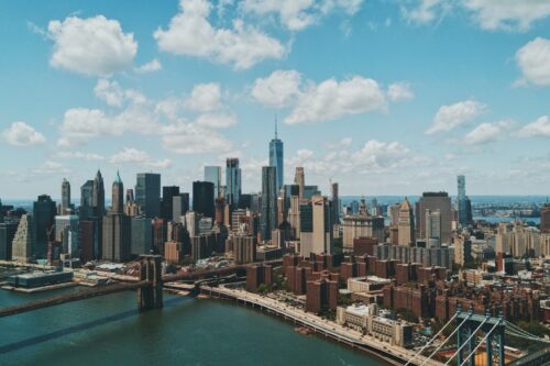 Panorama Manhattanu v New Yorku
